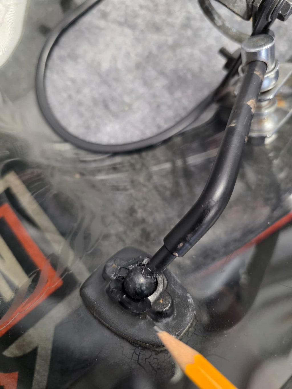 Clear Motorcycle Windshield For Harley  Softail