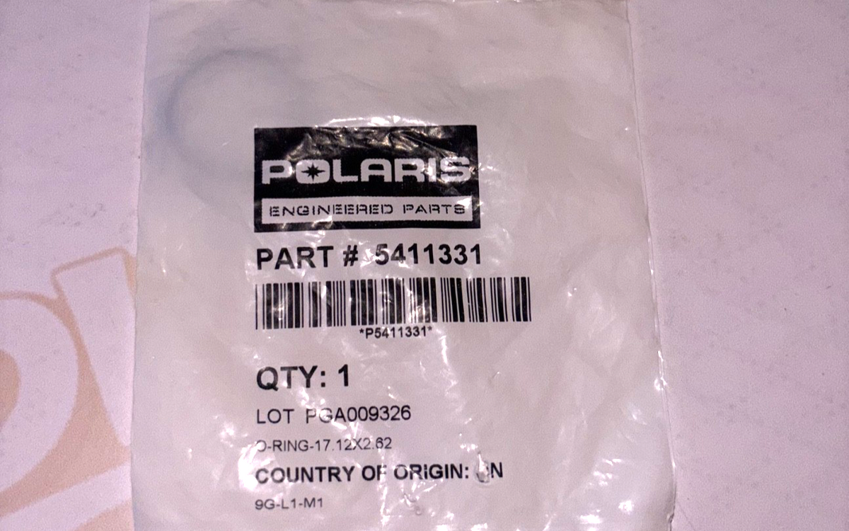 Polaris 5411331 O-Ring Genuine OEM
