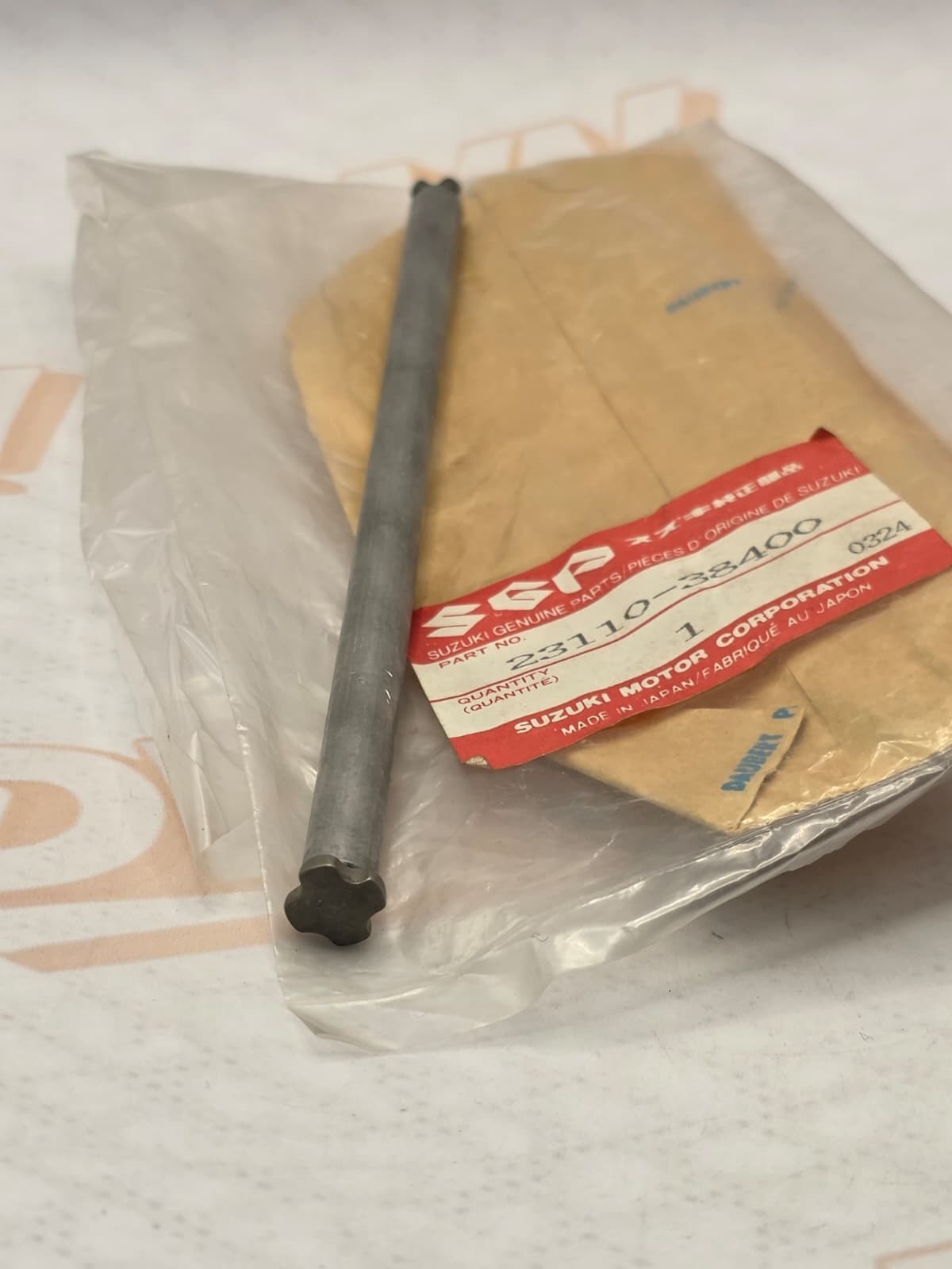 NOS SUZUKI GV 1200 1400 ROD,CLUTCH PUSH 23110-38400 NEW OEM