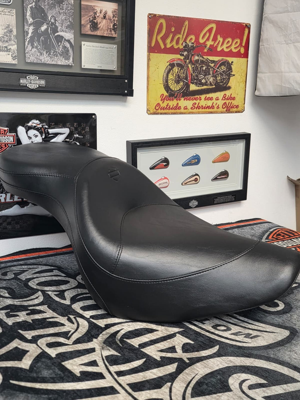OEM 07-09 SPRINGER CVO Slim Deep Bucket Sundowner Seat Maximum Comfort