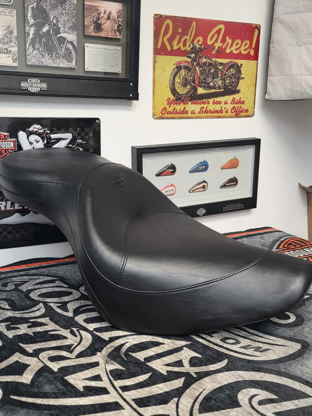 OEM 07-09 SPRINGER CVO Slim Deep Bucket Sundowner Seat Maximum Comfort