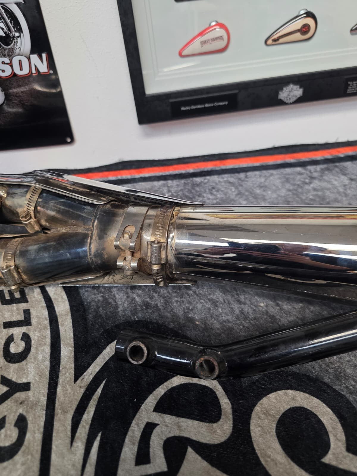 CVO SPRINGER 07-09 EXAUST SYSTEM (REINHART)  HARLEY DAVISON SOFTAIL