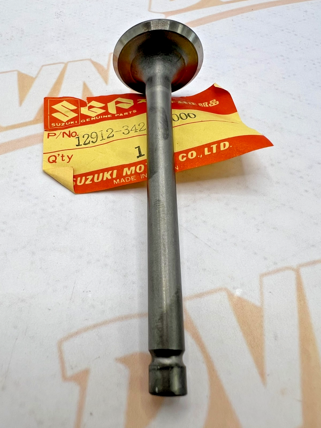 Suzuki 12912-34203-000 Exhaust Valve NOS