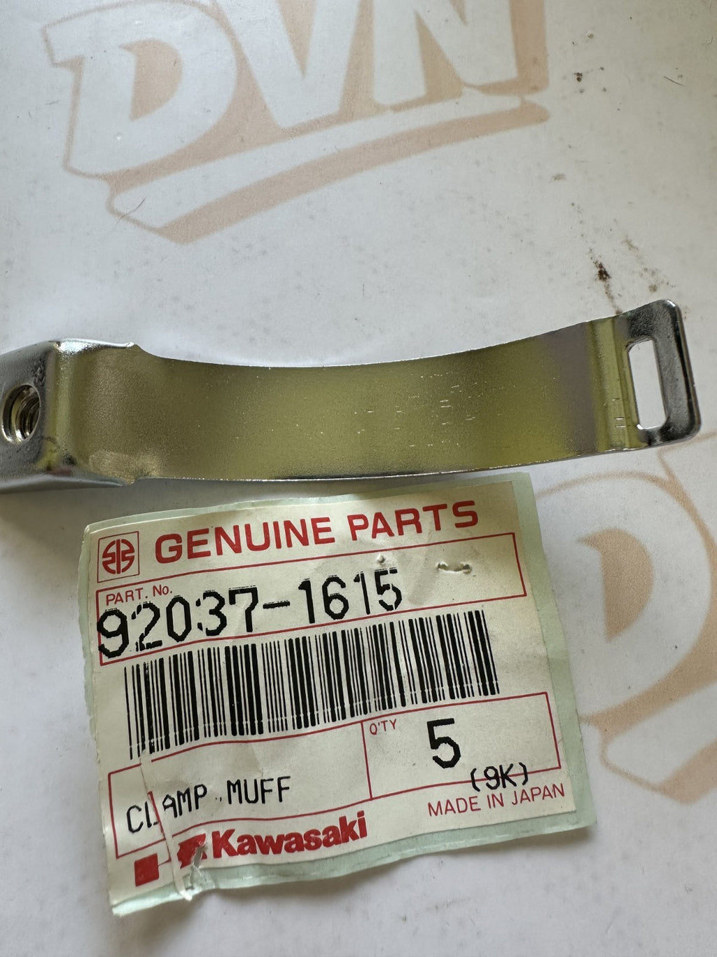 Kawasaki OEM Muffler Cover Clamp 92037-1615
