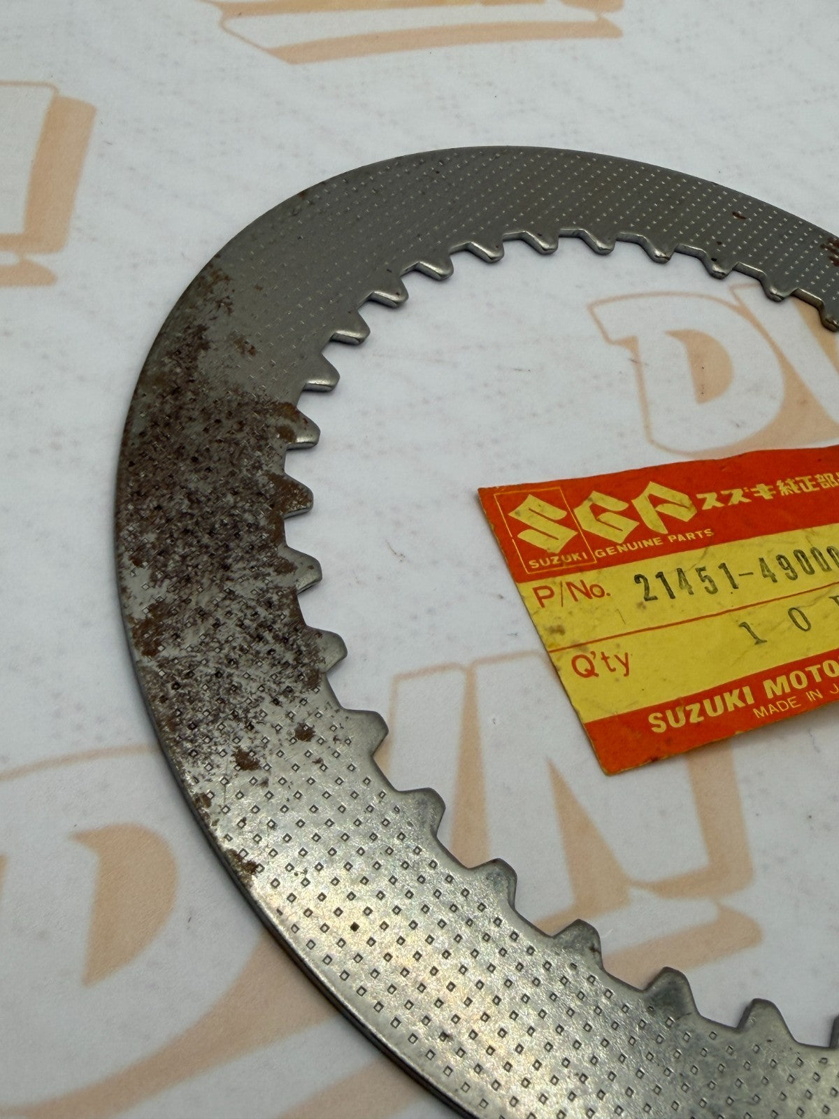 SUZUKI VL1500 C90 DR650 CLUTCH DRIVEN PLATE OEM NOS 21451-44B00 21451-49000