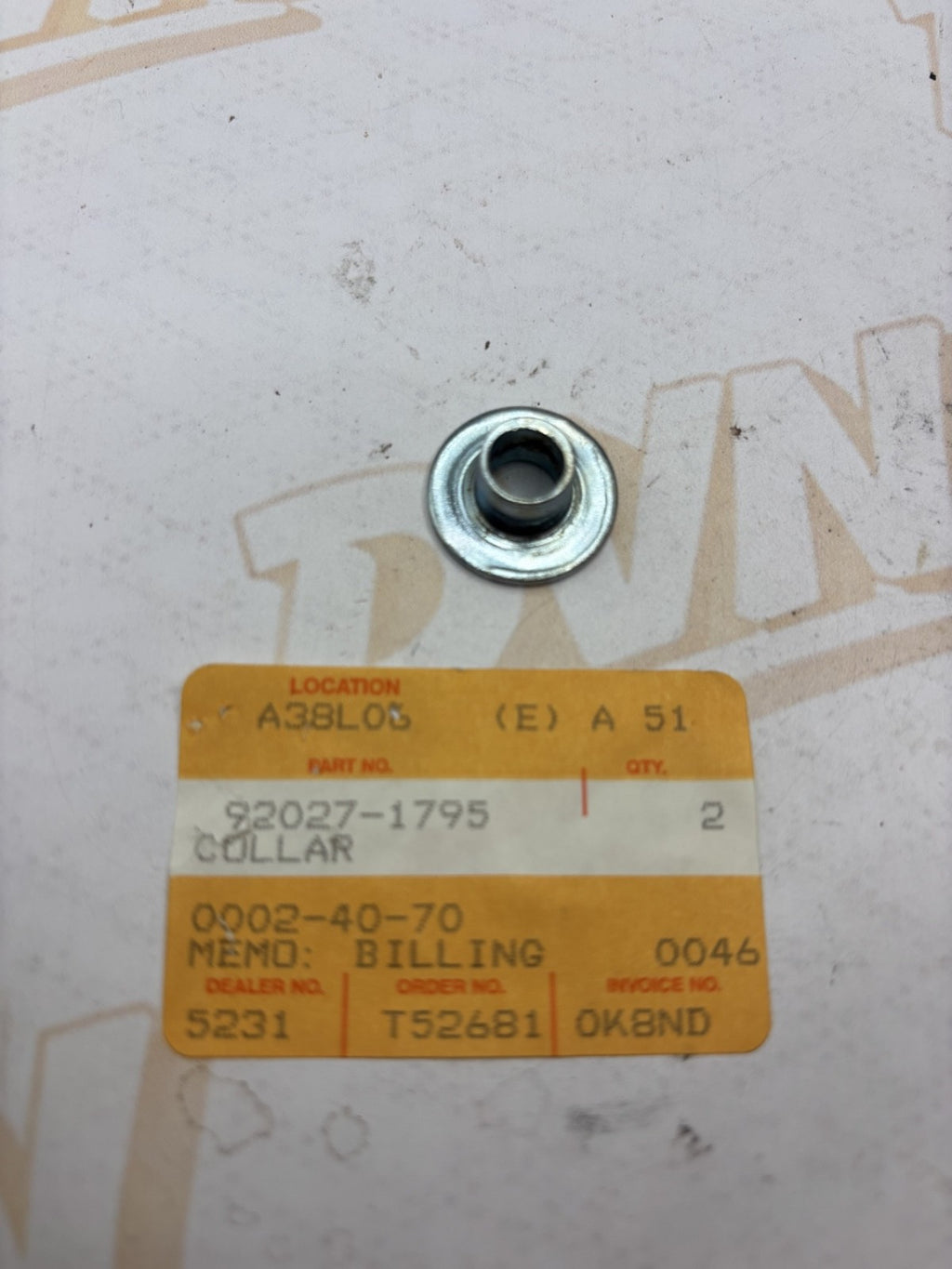 New OEM Kawasaki 92027-1795 Collar NOS