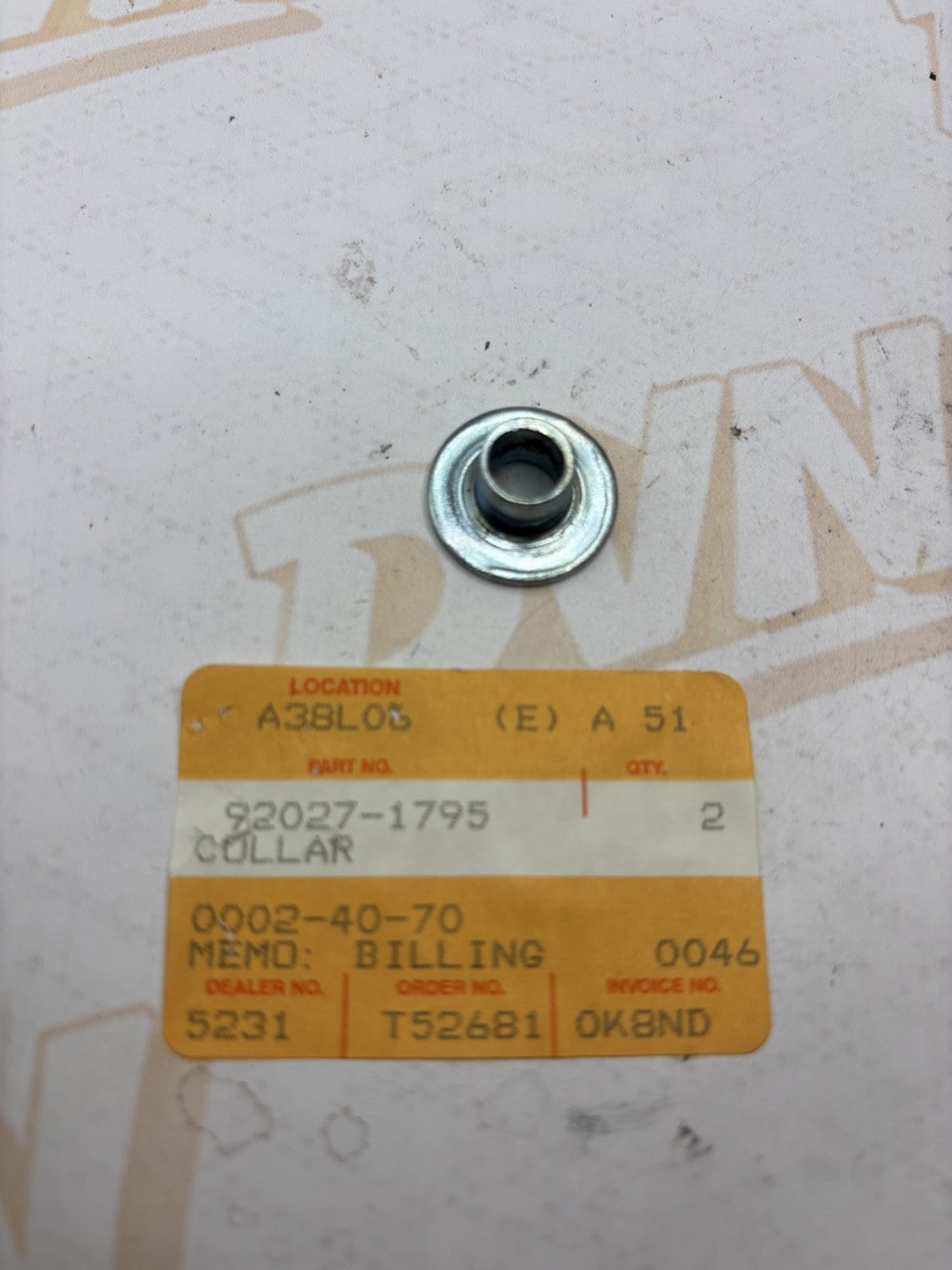 New OEM Kawasaki 92027-1795 Collar NOS