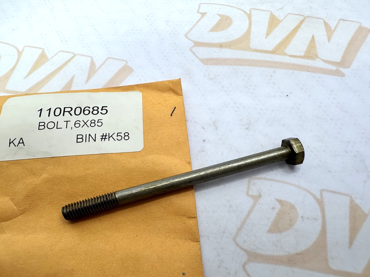 NOS Kawasaki Cylinder Head Bolt 6 x 85 JS440 110R0685