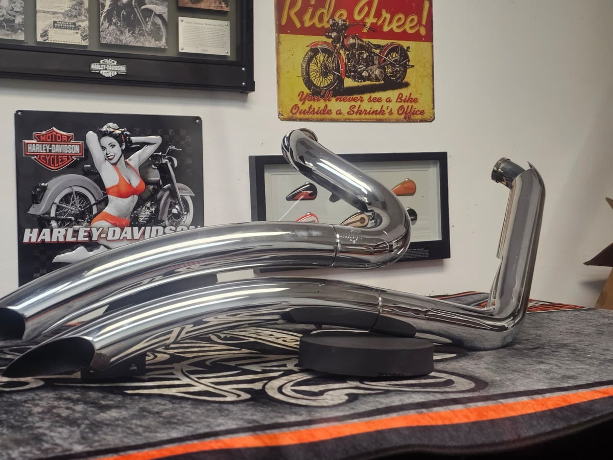 Vance & Hines Big Radius Exhaust For Harley Dyna 1991-2005