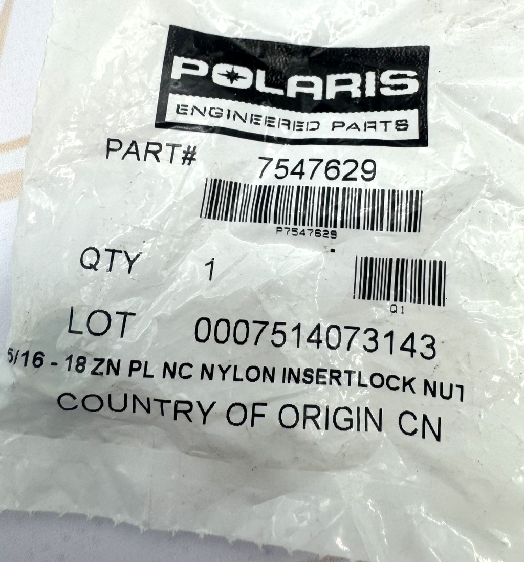 Polaris 3/8-16 Hex Nuts 19-8- 7547629