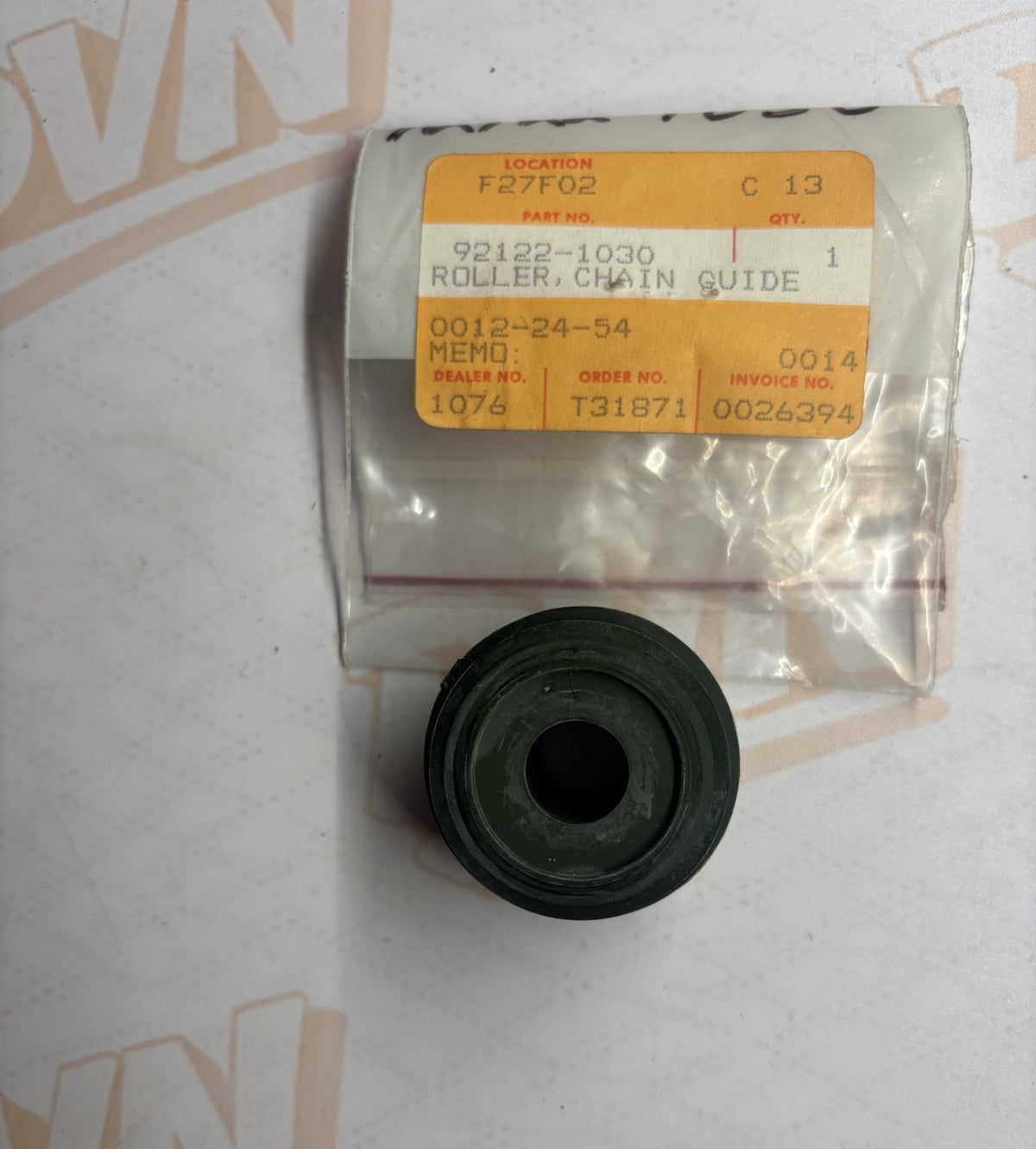 New OEM Kawasaki 92122-1030 Chain Guide Roller NOS