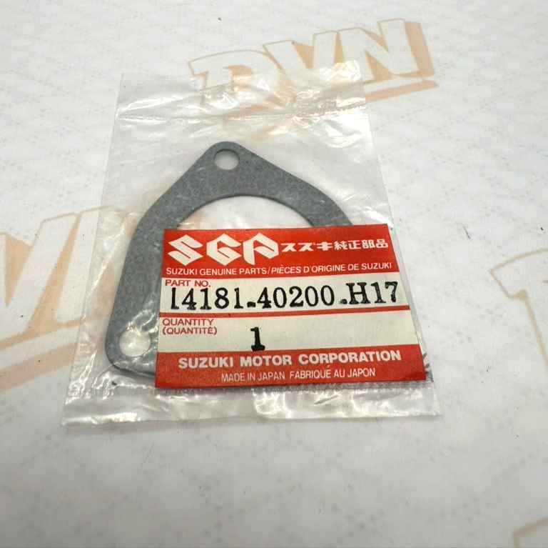 SUZUKI RM125 RM100 EXHAUST FLANGE GASKET OEM NOS 14181-40200 H17