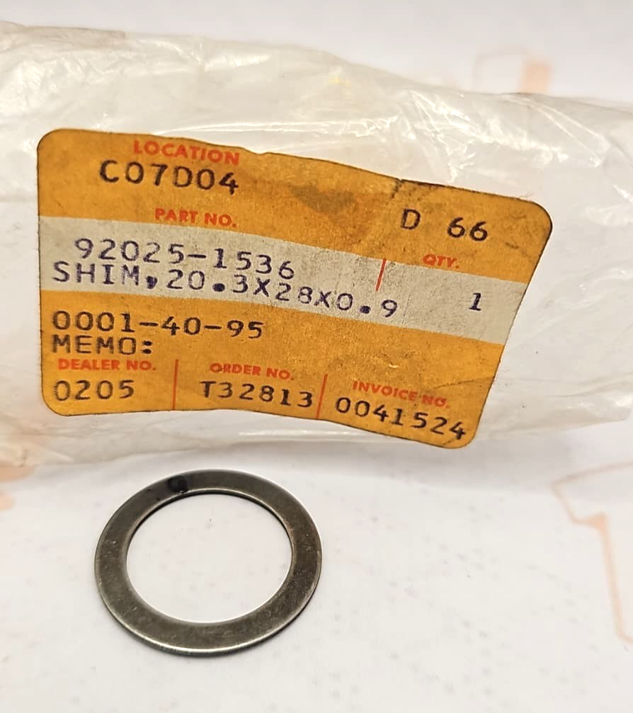 1 NOS Genuine Kawasaki Z1-R KZ 750 900 1000 Plain Washer Part OEM 92022-231 NEW