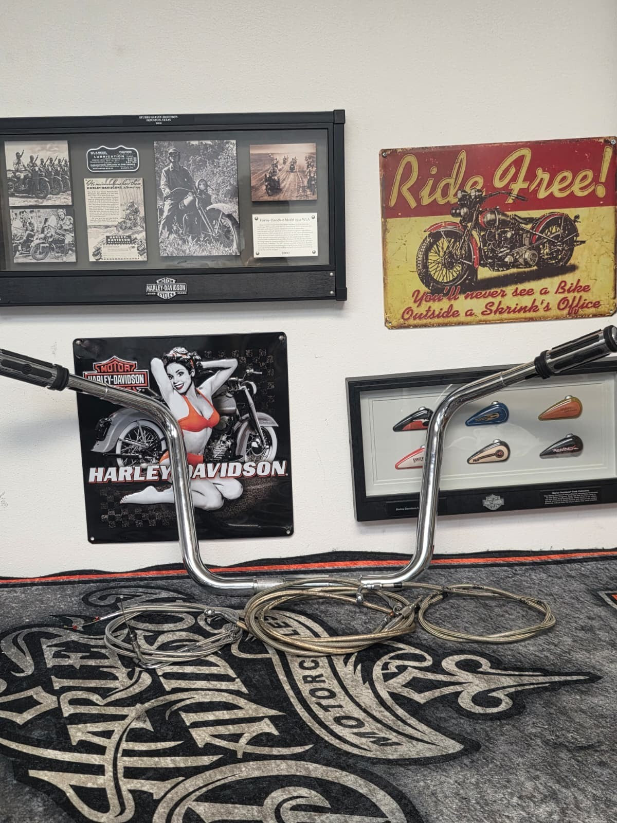 HarleyDavidson HERITAGE FLSTS, 97-2006  Wild . Chubby Ape Springer Handlebar KIT
