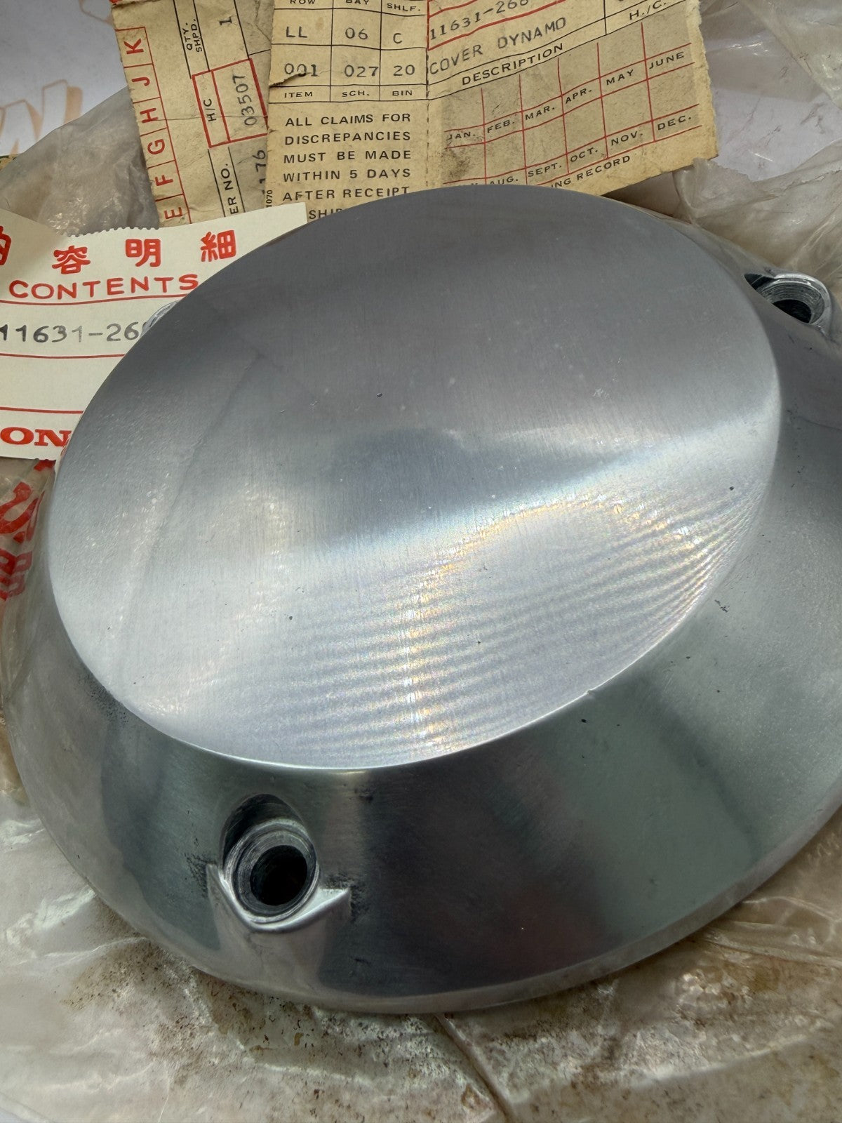 NOS Honda CA72 CA77 CL77 CL72 Engine Stator Generator Side Cover 11631-268-020