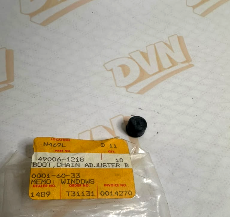 Chain Adjuster Boots  Genuine Kawasaki 49006-1218