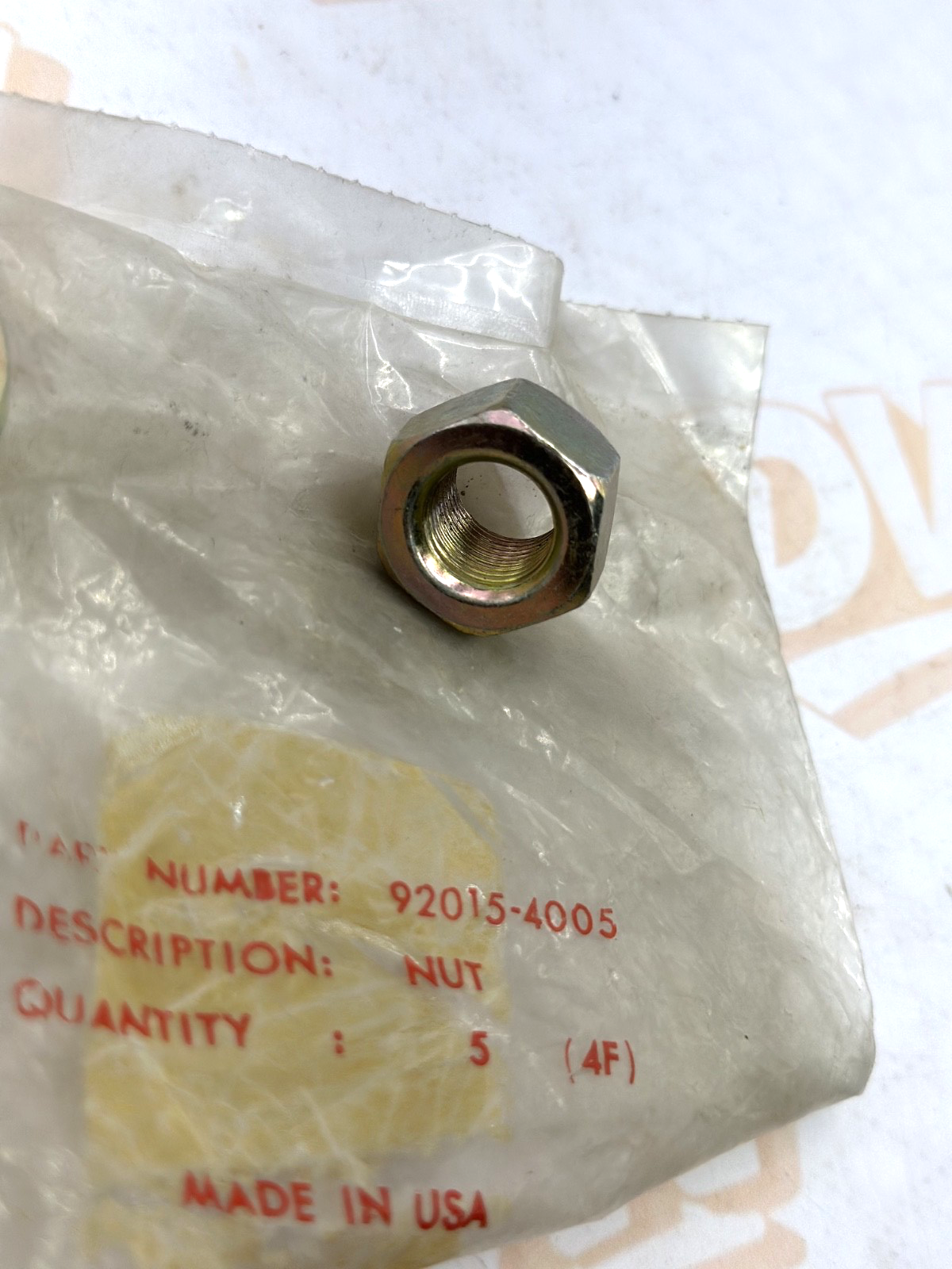 NEW Genuine Kawasaki OEM Nut 92015-4005