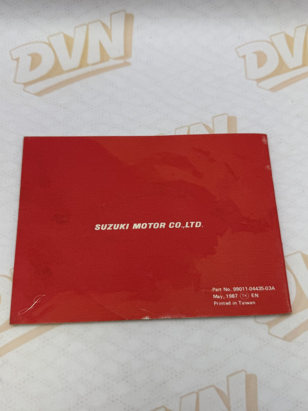 1987 Suzuki JR50 Genuine OEM Owners Manual 99011-04435-03A