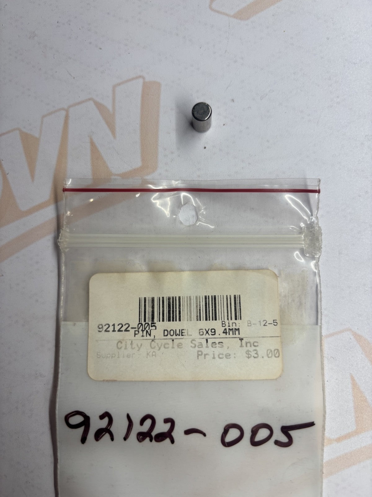 NOS NEW FACTORY KAWASAKI KZ750 LTD TWIN BELT DOWEL PIN  92122-005  sold as 2