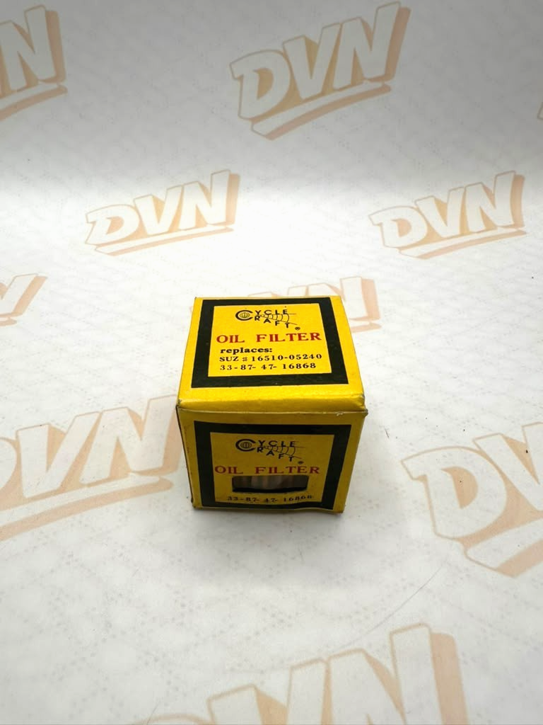 CYCLE CRAFT  33-87-47-16868 - NOS OIL FILTER  SUZUKI 16510-05240