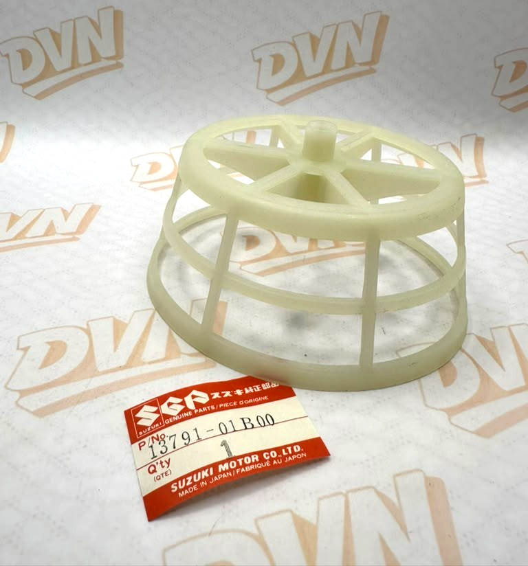 1986 SUZUKI RM125 RM 125 G AIR FILTER CAGE ELEMENT GUIDE 13791-01B00