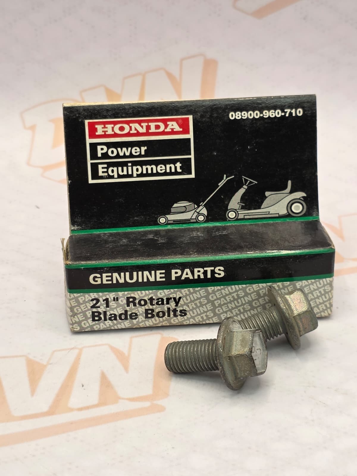 NOS Honda Lawn Mower 21" Rotary Blade 10X20 Hex Bolts 08900-960-710 Qty 2