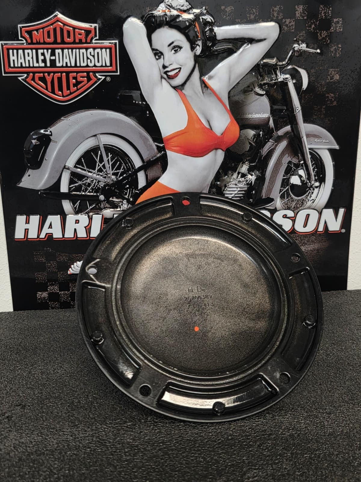 Genuine Harley 16-22 114 CI Touring 5 Bolt Derby Cover Black OEM