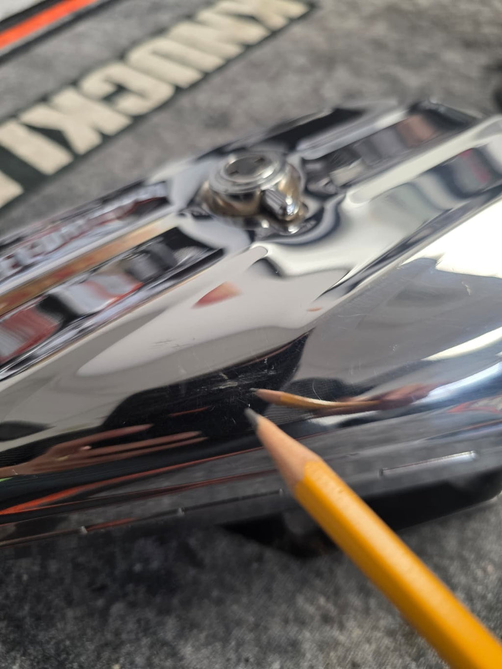 Harley Davison softail  Chrome Toolbox