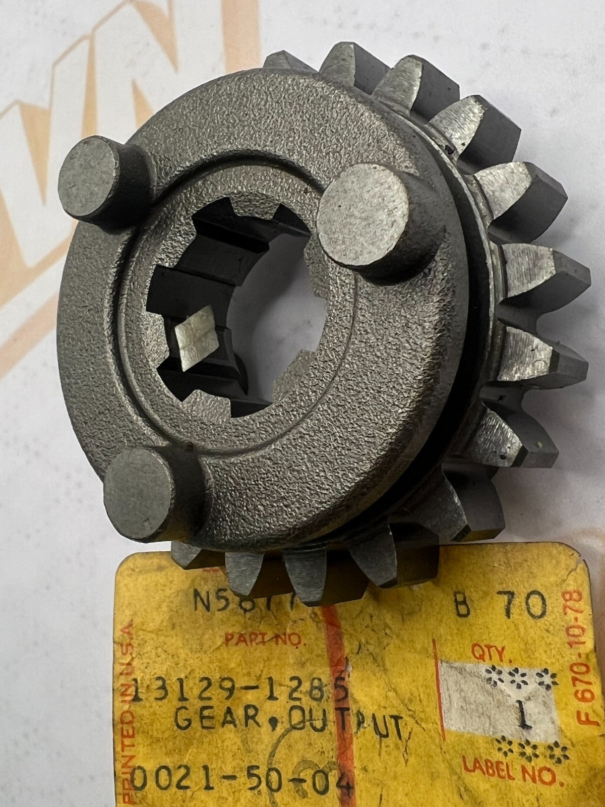 Kawasaki KZ200 KZ 200 OEM 4TH Output Gear 13129-1285 NOS