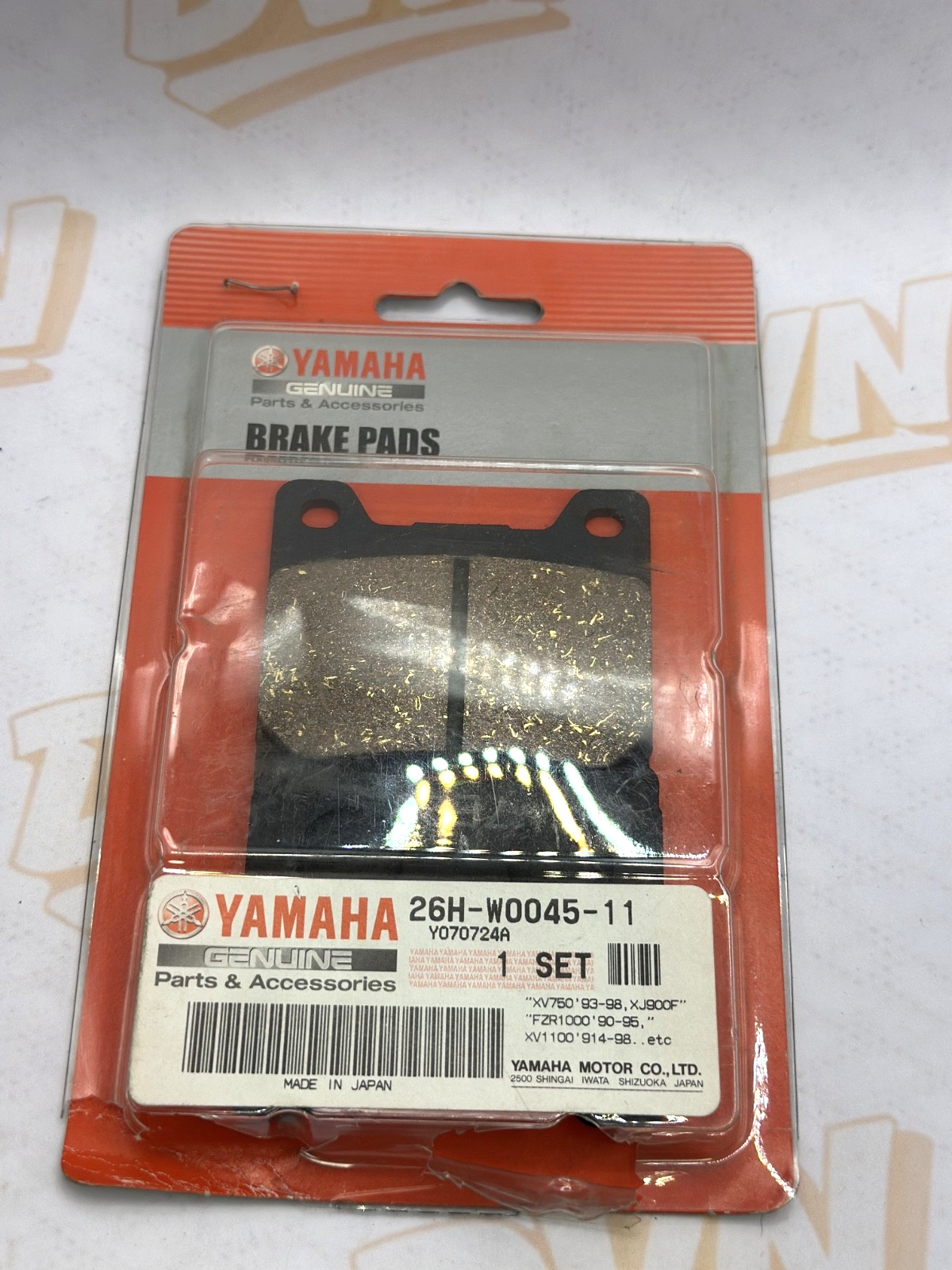 NOS Yamaha FZ600 FJ1100 VMX1200 OEM Genuine Front Brake Pads 26H-W0045-11