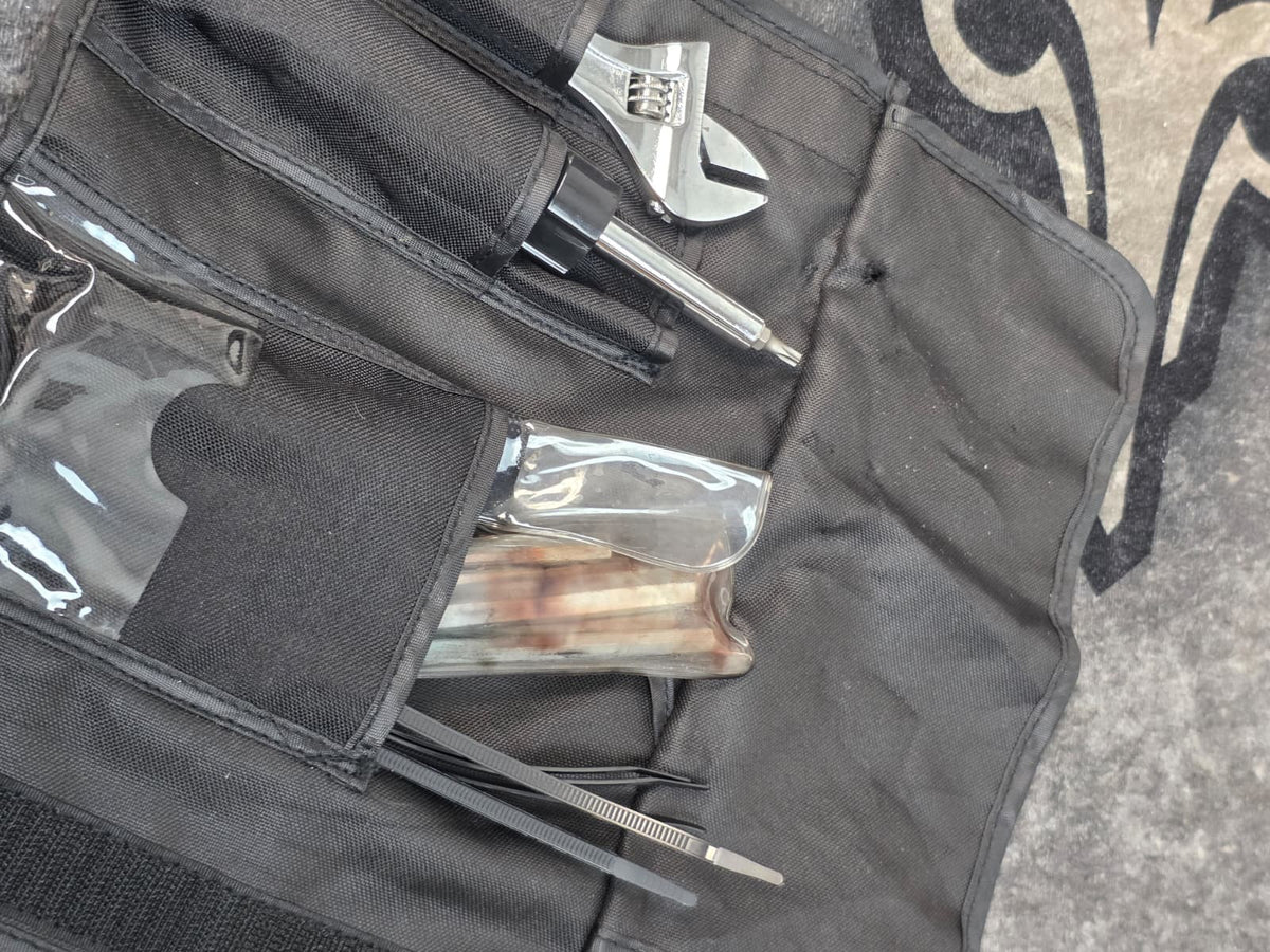 Harley Davidson roll up tool kit w/ Tools Kit