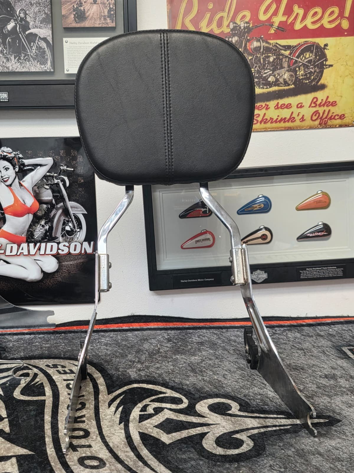 SOFTAIL SPRINGER 06-08 OR CROSS BONE 10-11 Harley-Davidson Sissy Bar/Back Rest