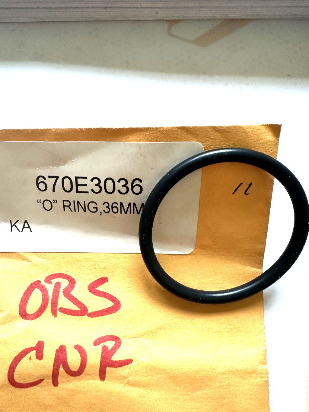 NEW GENUINE KAWASAKI 670E3036 O Ring, 36MM