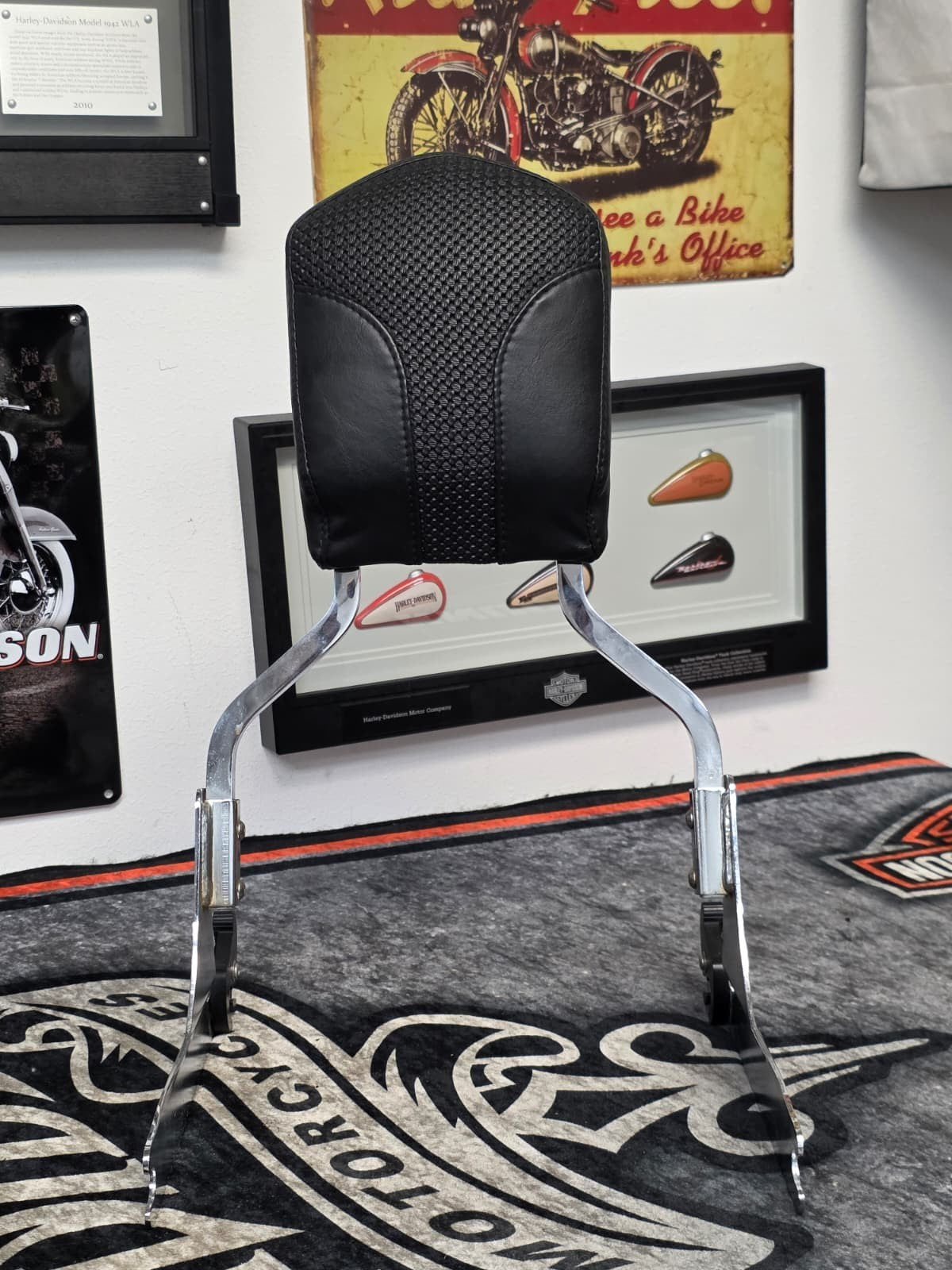 CVO SPRINGER 06-08 OR CROSS BONE Harley-Davidson Sissy Bar/Back Rest