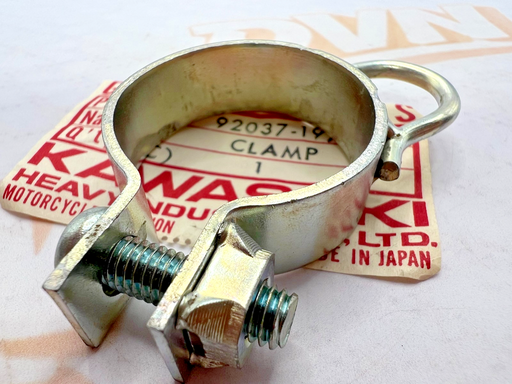 Kawasaki NOS NEW 92037-197 Front Brake Cable Clamp KD KX KD175 KD125 KX125