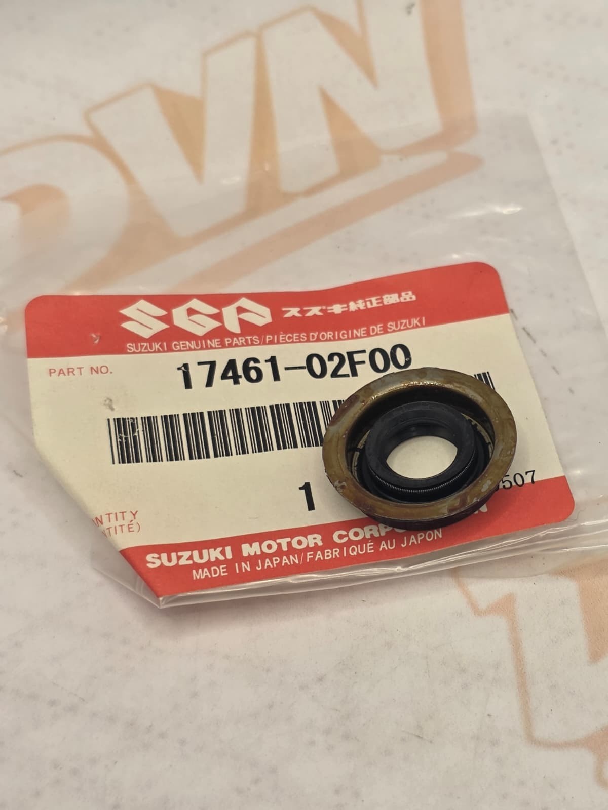 Suzuki SEAL,WATER PUMP 17461-02F00 OEM NEW