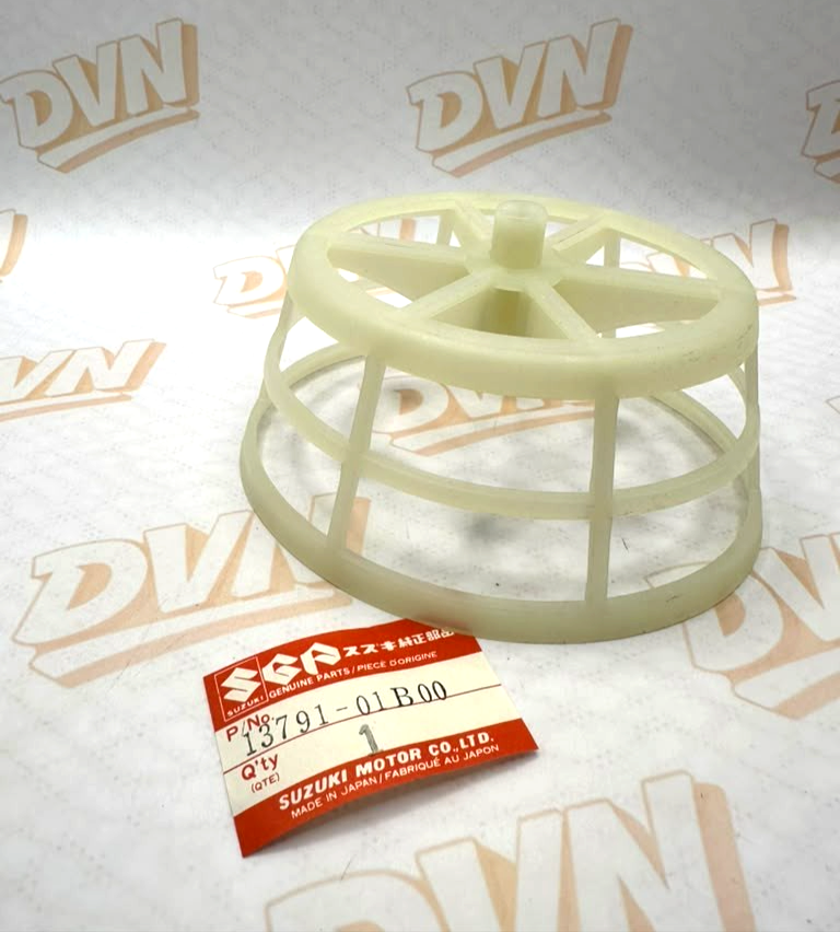 1986 SUZUKI RM125 RM 125 G AIR FILTER CAGE ELEMENT GUIDE 13791-01B00