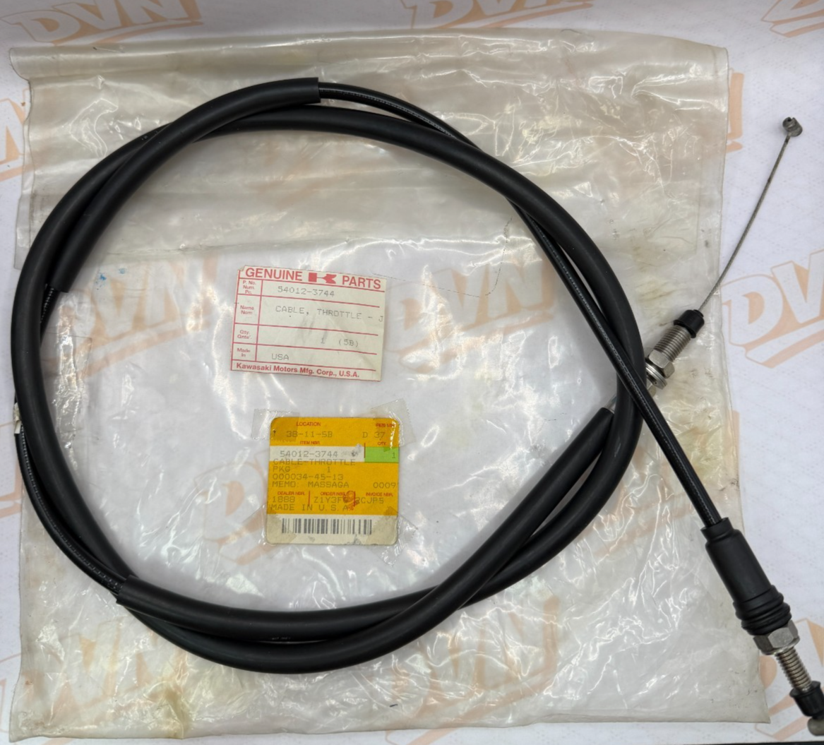 Genuine OEM Kawasaki Throttle Cable 54012-3744