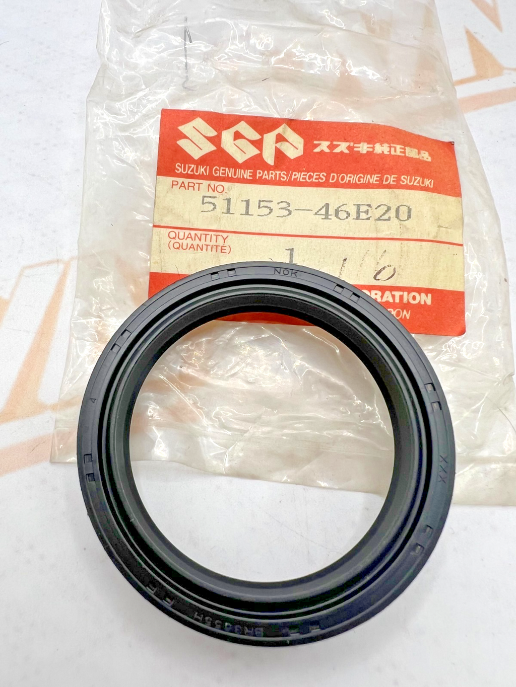 OEM Suzuki 51153-46E20 Oil Seal NOS