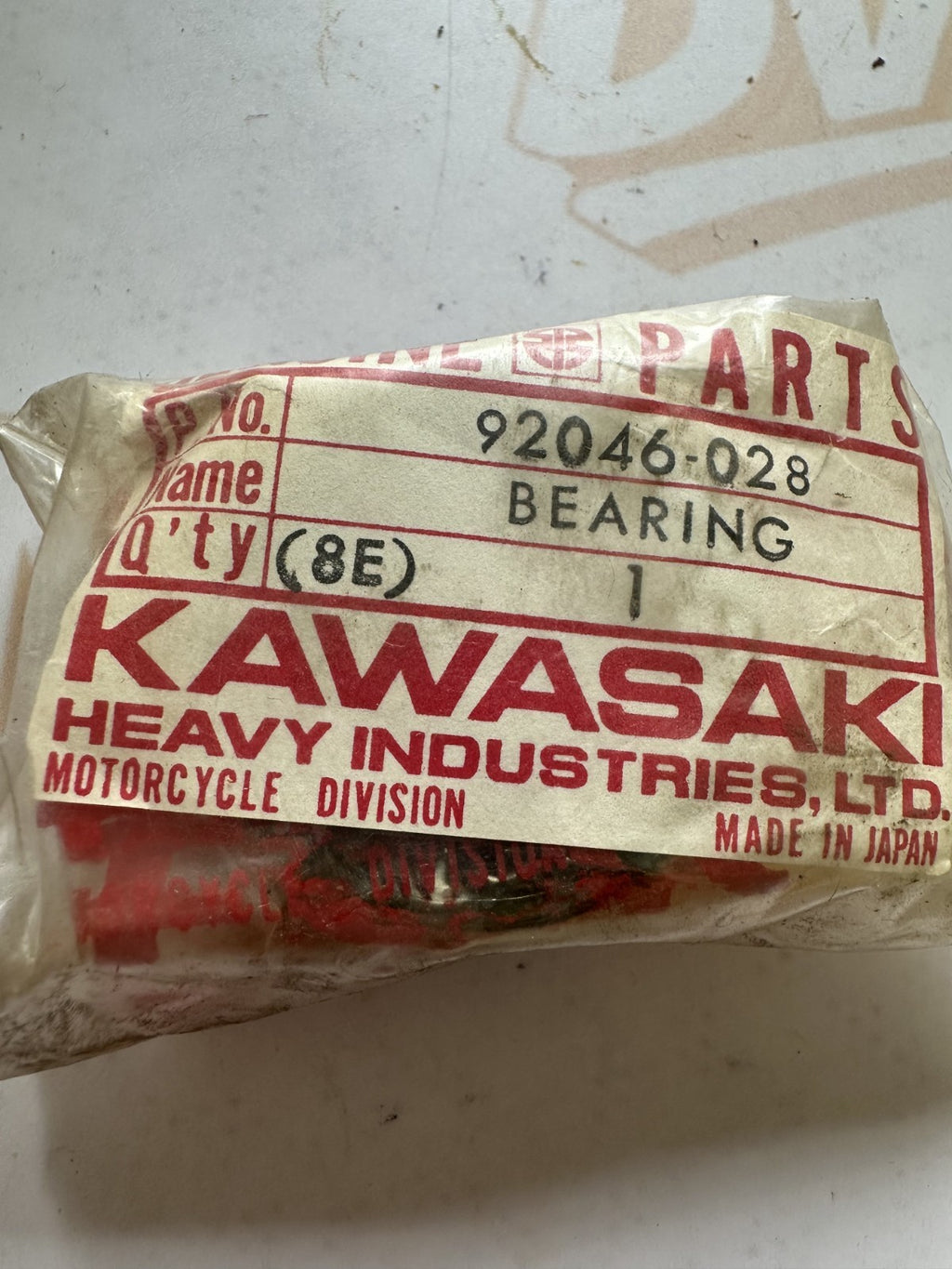 Kawasaki OEM Bearing 92046-028