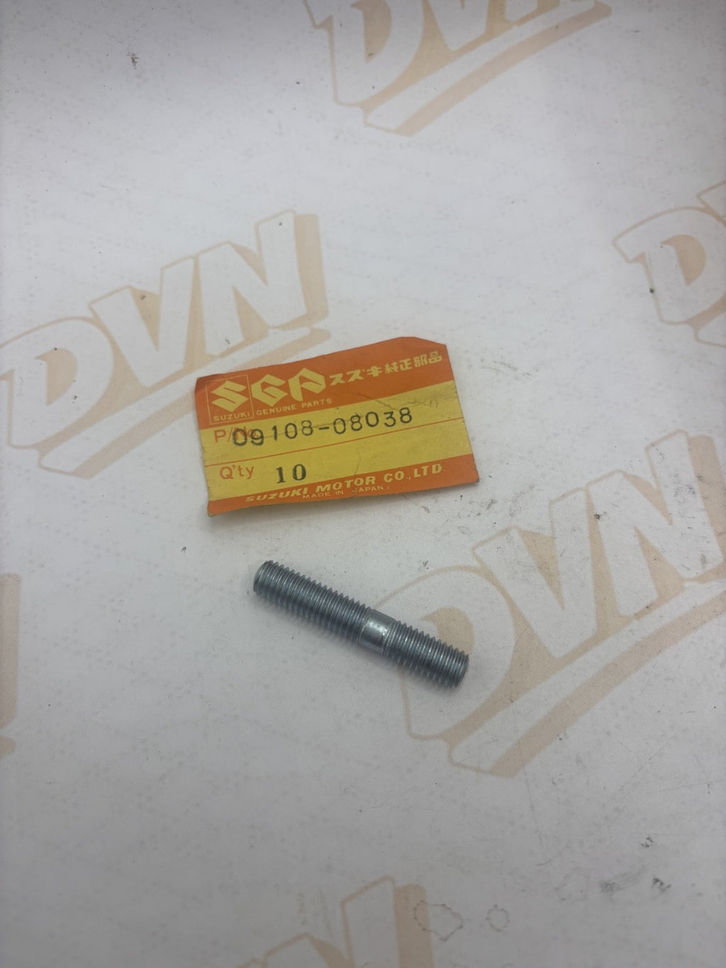 NOS Genuine Suzuki Stud Bolt 09108-08038
