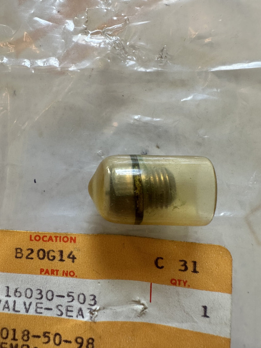 NOS Kawasaki  16030-503 Valve Seat 86 JS300 76 JS400 73-74 WSA 77-92 JS440