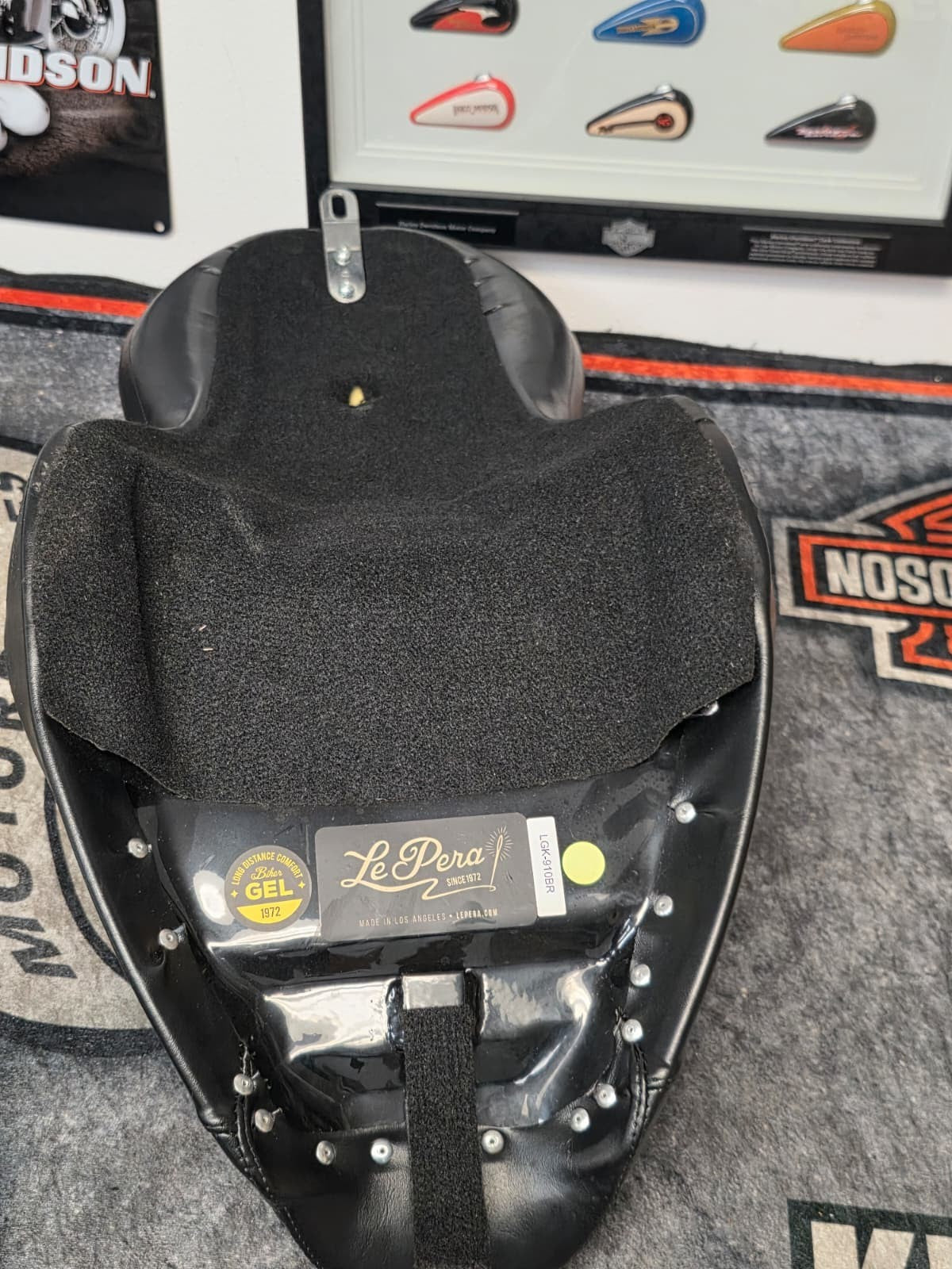 07-08Harley CVO SPRINGER,CROSS BONE08-10 OEM PassengerDriver Seat Saddle Le Pera