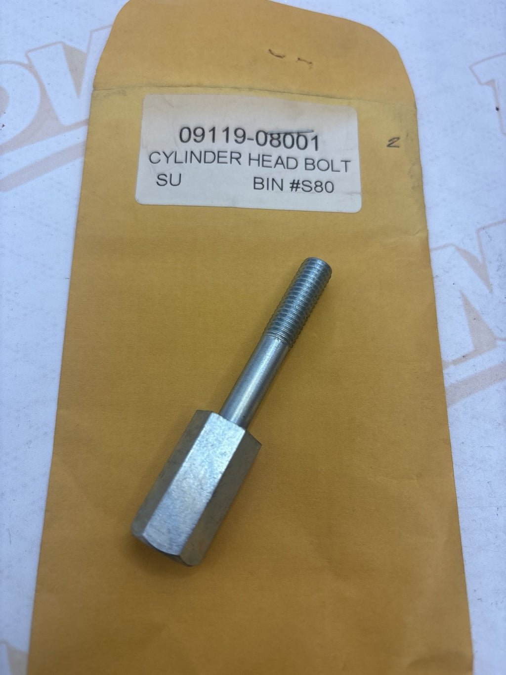 NOS Suzuki 1976-1977 GT500 Cylinder Head Bolt 1968-1975 T500 OEM 09119-08001