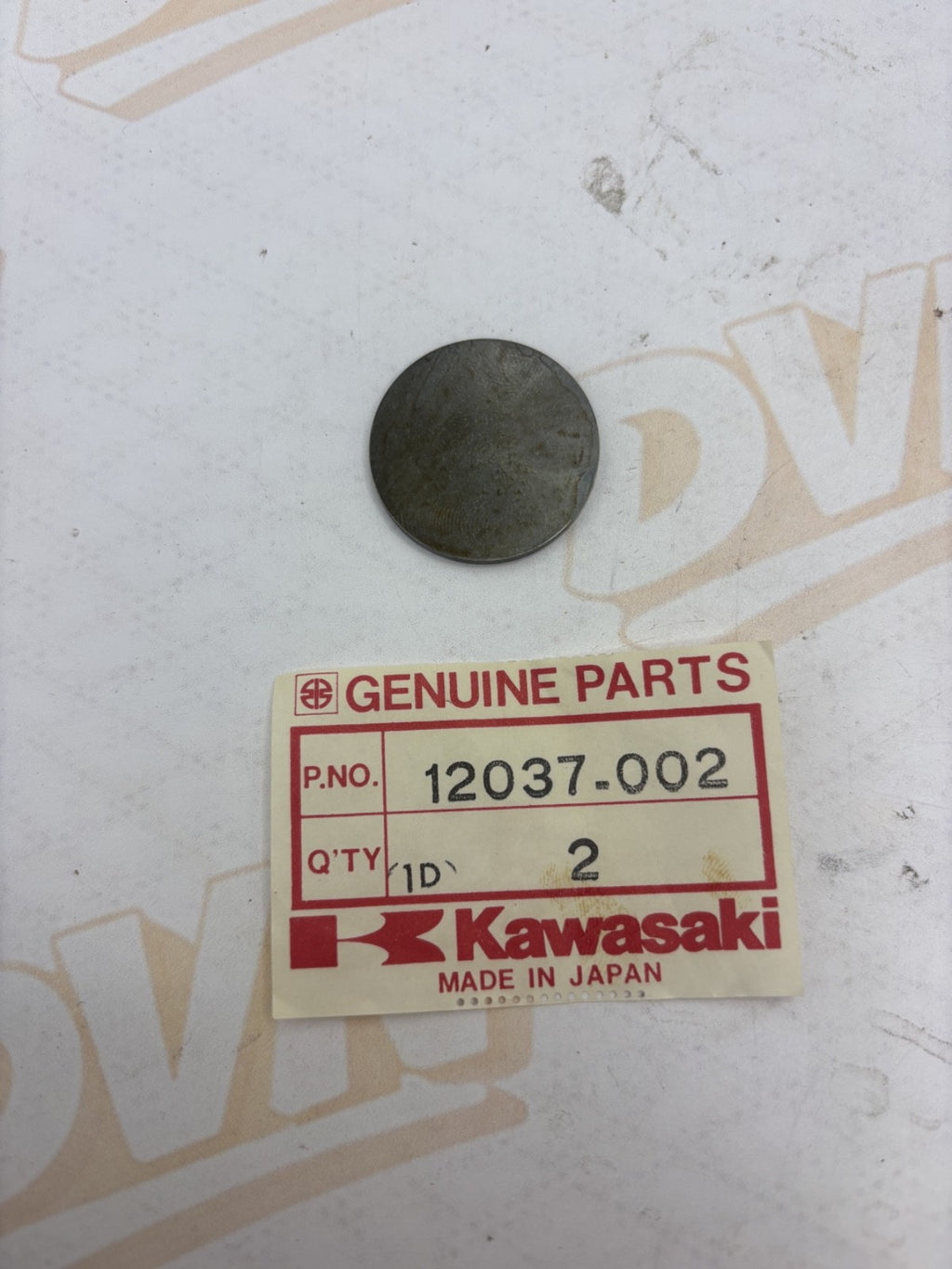NOS OEM Kawasaki 2.05T Tappet Shim 1977-2005 KZ1000 1973-1975 Z1 # 12037-002