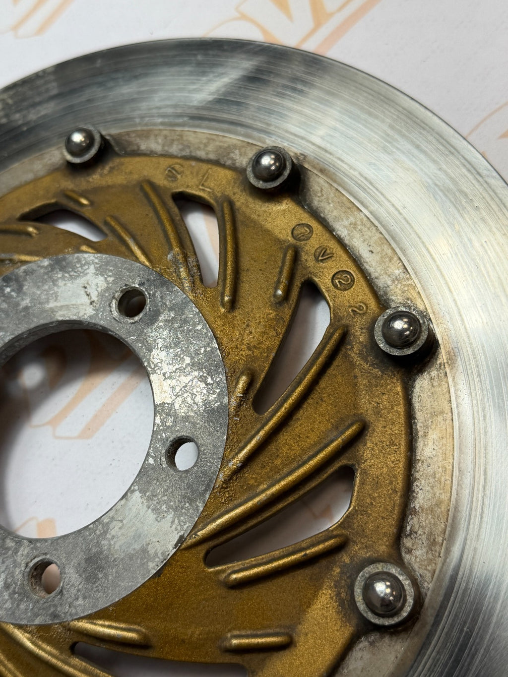 Honda OEM Left Front Brake Disc 1981-82 CX500 1983 CX650 CB1100F 45220-MC7-000