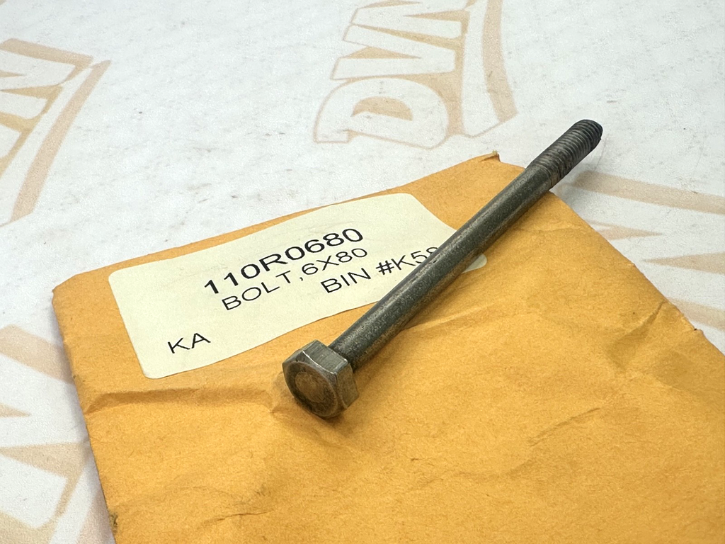 Bolt 6X80 Part Number - 110R0680 For Kawasaki