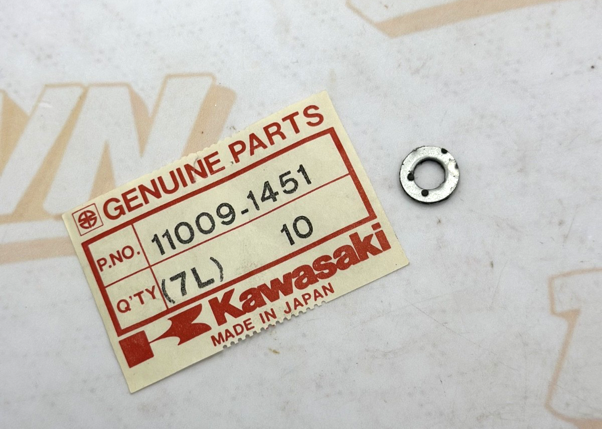NEW Genuine Kawasaki OEM (2) Muffler Cover Gasket  11009-1451
