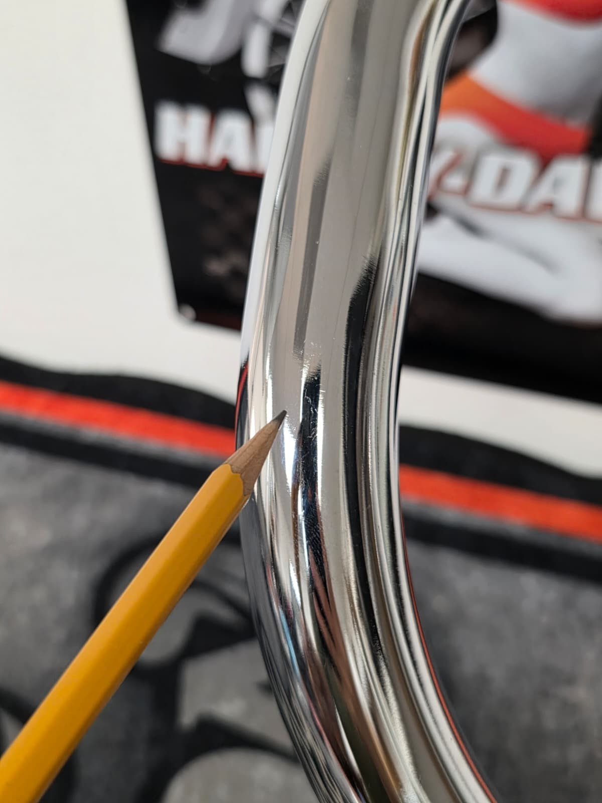 00-2003 Harley Softail Engine Guard Crash Cage Bar MUSTACHE CHROME OEM