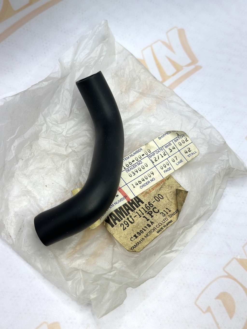 GENUINE YAMAHA PARTS - BREATHER PIPE 1, CRANKCASE YTM225 1983-1985- 29U-11166-00